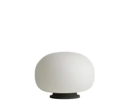 Frandsen Supernate Bordslampa Opal White/Black Ø28
