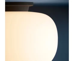 Frandsen Supernate Plafond Opal White/Black Ø28