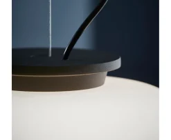 Frandsen Supernate Taklampa Opal White/Black Ø38