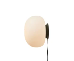 Frandsen Supernate Vägglampa Opal White/Black Ø28