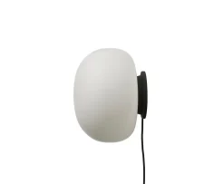Frandsen Supernate Vägglampa Opal White/Black Ø28