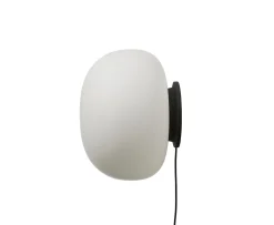 Frandsen Supernate Vägglampa Opal White/Black Ø38