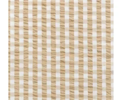 GANT Home Check Seersucker Påslakan Oat Beige Enkel