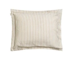 GANT Home Cotton Linen Stripe Örngott Oat Beige 50x60