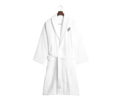 GANT Home Embroidery Morgonrock White XSmall