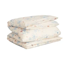 GANT Home Floral Print Påslakan Satin White Sand Enkel