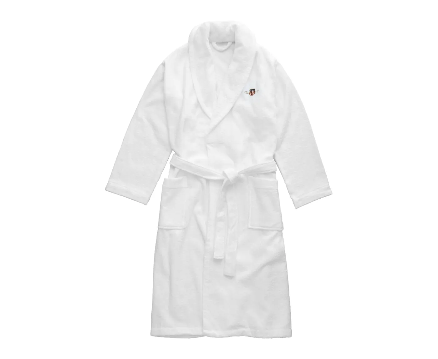 GANT Home Organic Archive Shield Terry Morgonrock White M