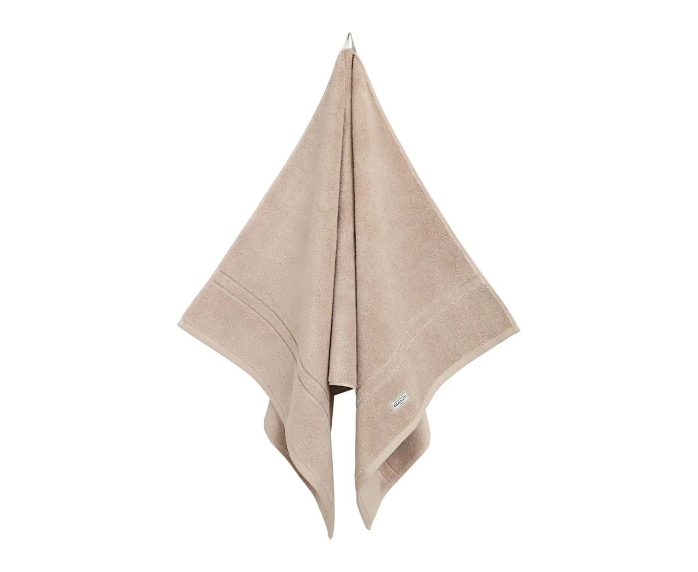 GANT Home Organic Premium Terry Handduk Silver Sand 70x140