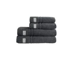 GANT Home Organic Premium Terry Handduk Anchor Grey 4-pack
