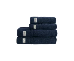 GANT Home Organic Premium Terry Handduk Marine 4-pack
