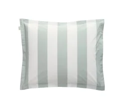 GANT Home Percale Stripe Örngott Clay Green 50x60