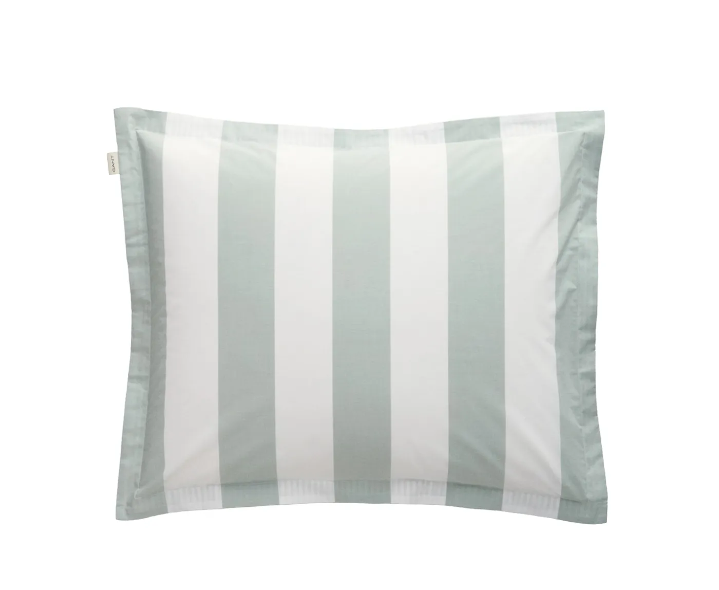 GANT Home Percale Stripe Örngott Clay Green 50x60