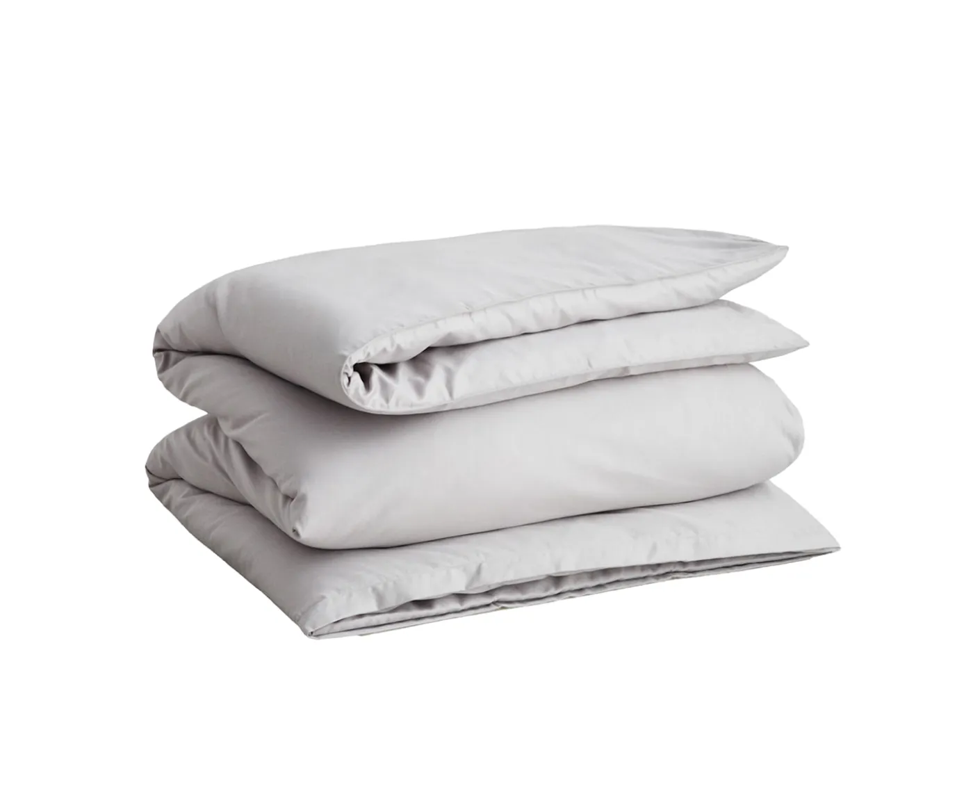 GANT Home Sateen Påslakan Moon Grey Dubbel