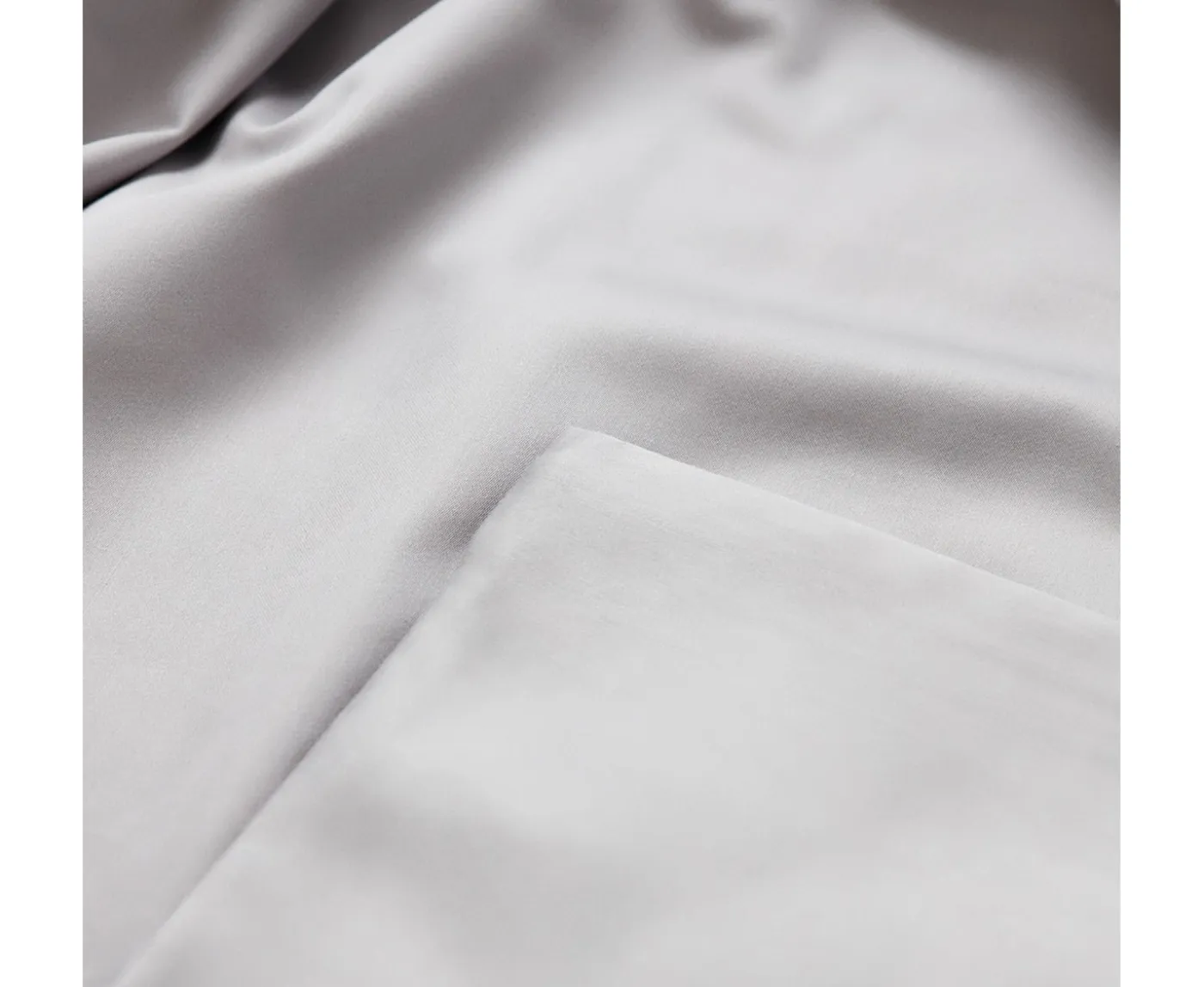 GANT Home Sateen Påslakan Moon Grey Dubbel
