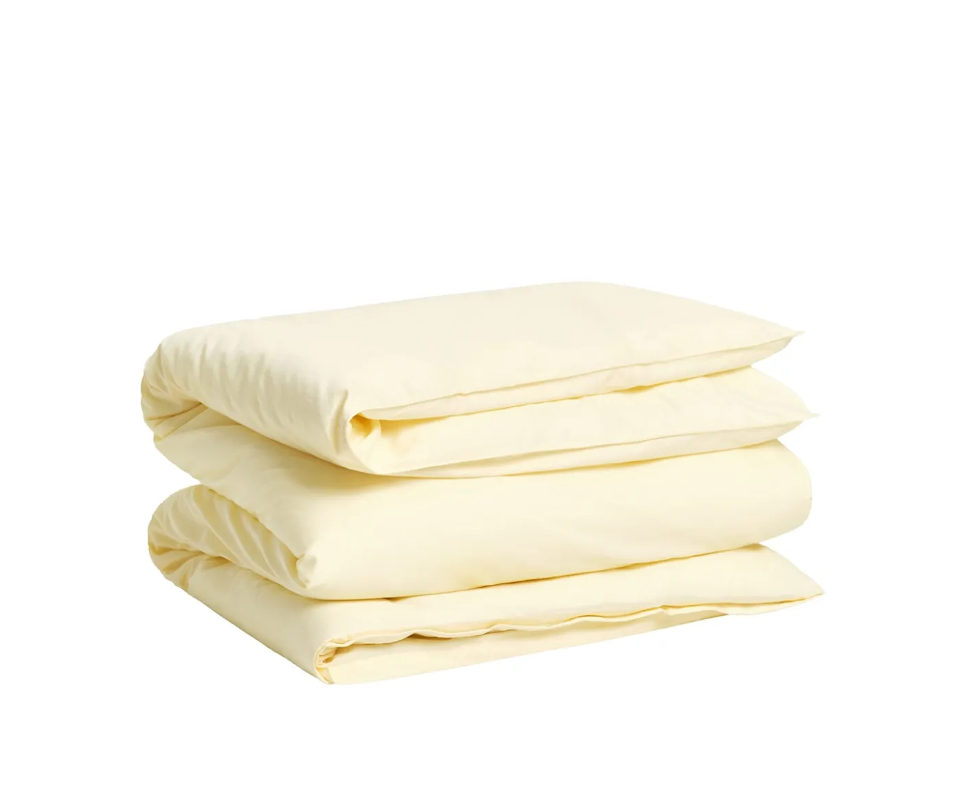 GANT Home Sateen Påslakan Vanilla Yellow Enkel