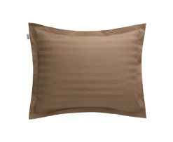 GANT Home Sateen Stripes Örngott Taupe Beige 50x60