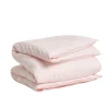GANT Home Sateen Stripes Påslakan Almost Pink Dubbel