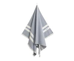 GANT Home Stripe Hamam Strandhandduk Faded Denim
