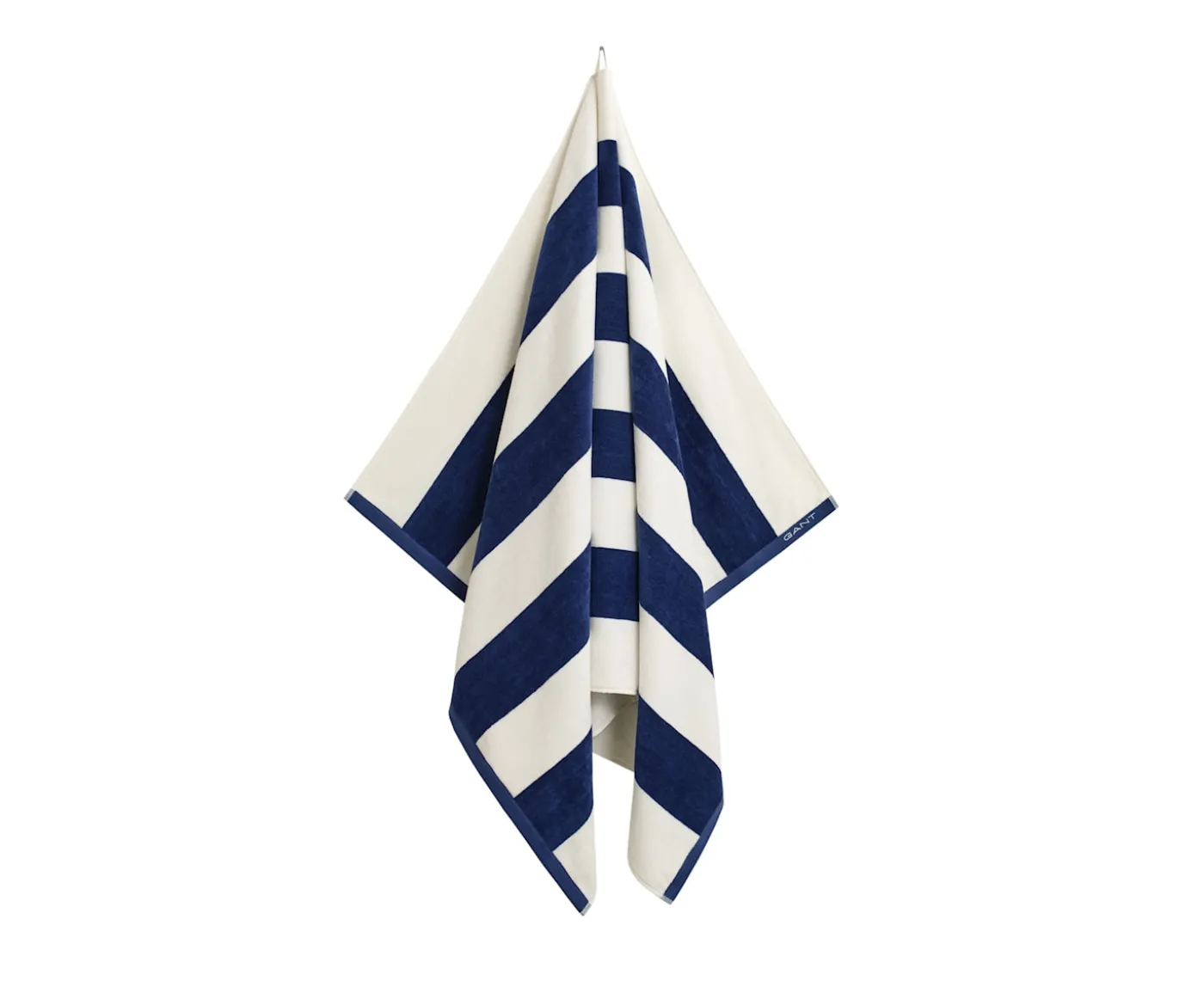 GANT Home Stripe Strandhandduk Vintage Blue