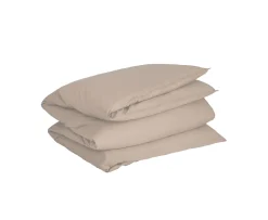 GANT Home Sateen Påslakan Taupe Beige Enkel