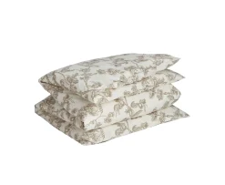 GANT Home Tree Print Påslakan Taupe Beige Dubbel