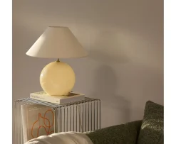 Globen Lighting Iris Bordslampa Creme 35cm
