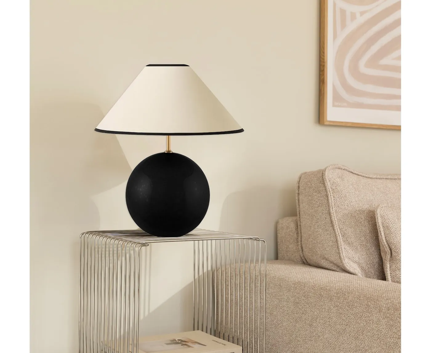 Globen Lighting Iris Bordslampa Noir 35cm