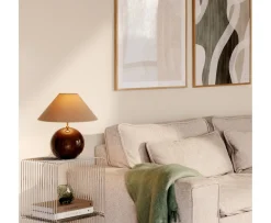 Globen Lighting Iris Bordslampa Mocha 35cm