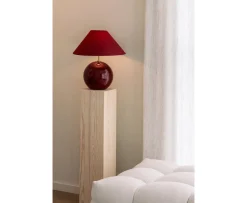 Globen Lighting Iris Borslampa Burgundy 35cm