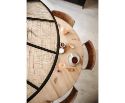 Globen Lighting Akira Taklampa Svart/Natur 70