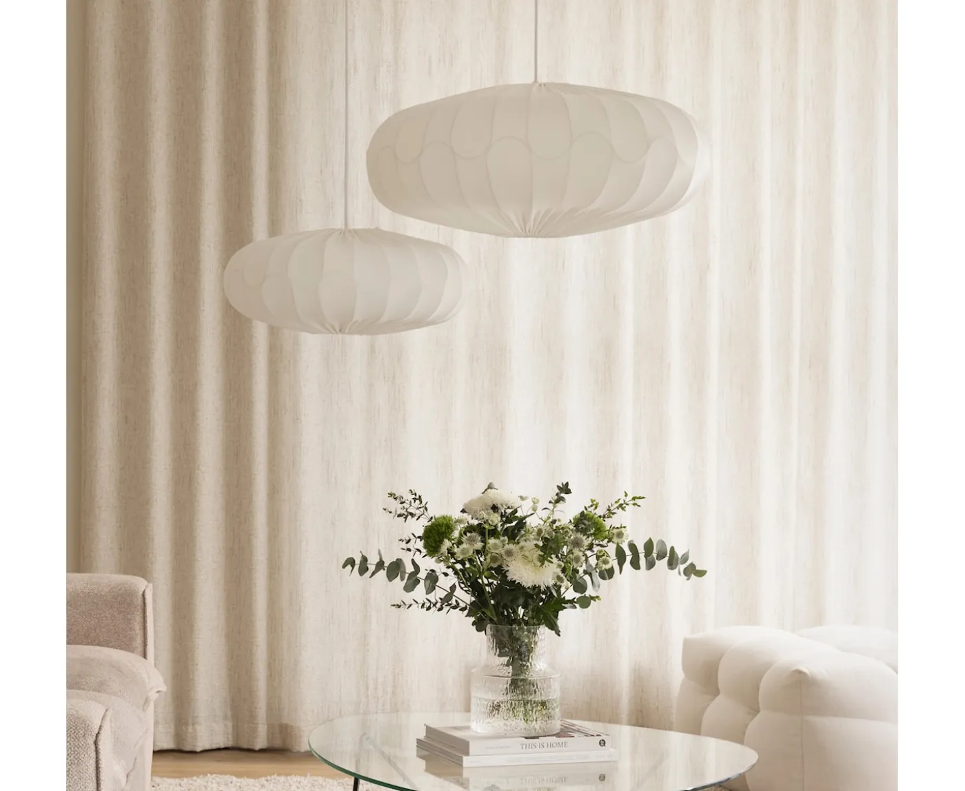 Globen Lighting Bladverk Lampskärm White 50cm
