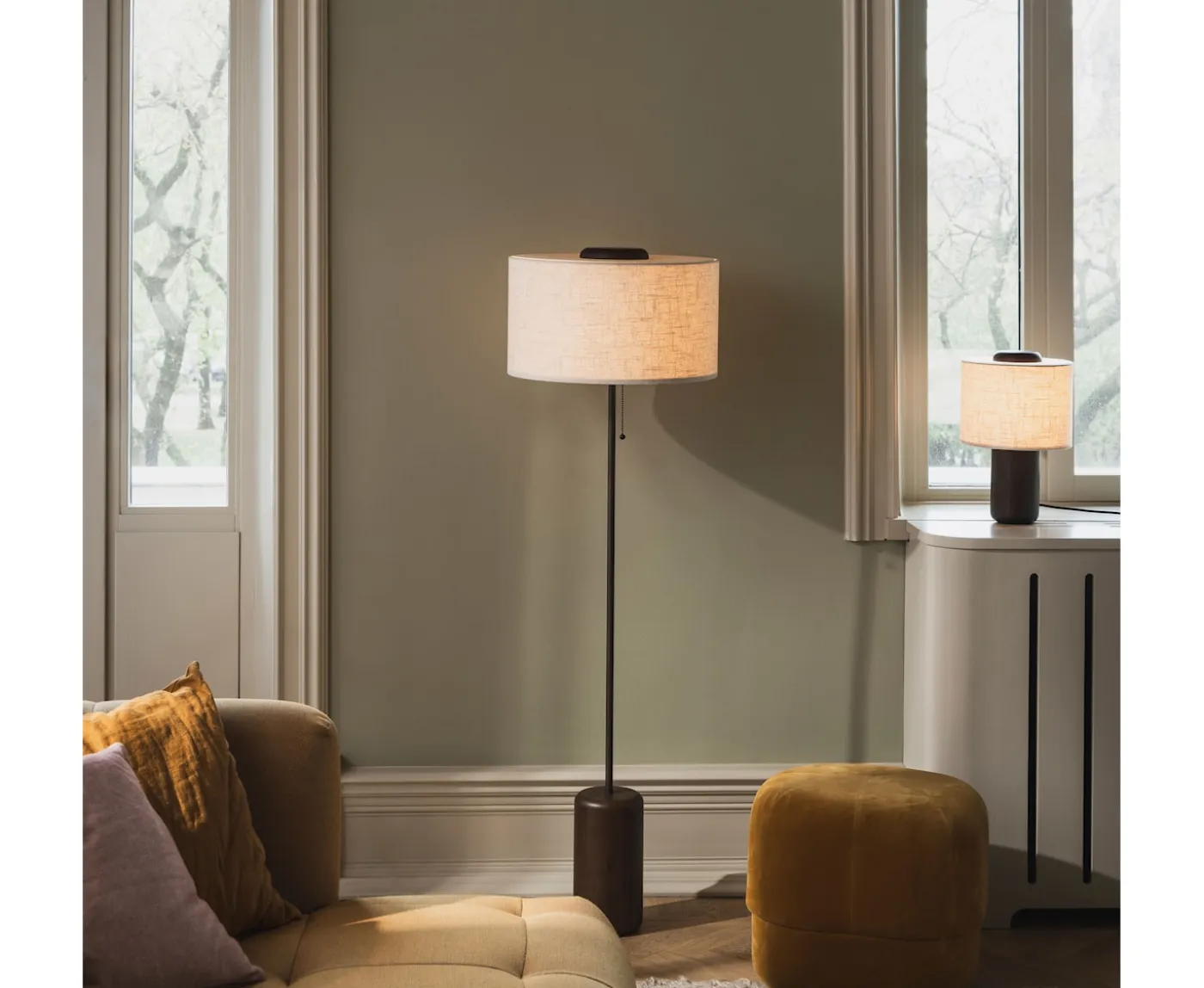 Globen Lighting Bosco Bordslampa Brunbetsad Ek 25cm