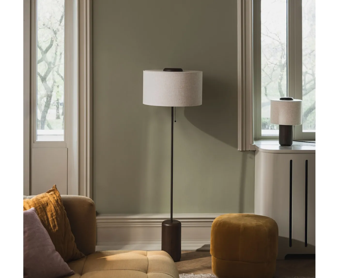 Globen Lighting Bosco Bordslampa Brunbetsad Ek 25cm