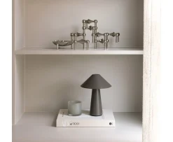 Globen Lighting Cannes Portabel Bordslampa Brun 26cm