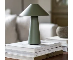 Globen Lighting Cannes Portabel Bordslampa Grön 26cm
