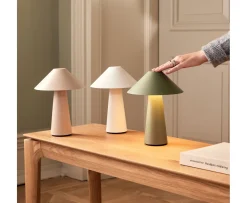 Globen Lighting Cannes Portabel Bordslampa Grön 26cm