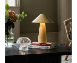 Globen Lighting Cannes Portabel Bordslampa Havregul 26cm