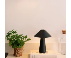 Globen Lighting Cannes Portabel Bordslampa Svart 26cm