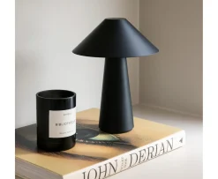 Globen Lighting Cannes Portabel Bordslampa Svart 26cm