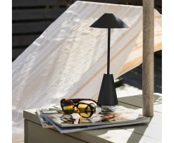 Globen Lighting Cannes Portabel Bordslampa Svart 32cm