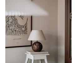 Globen Lighting Castello Bordslampa Brun 24cm
