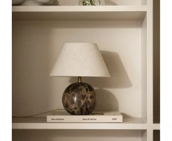 Globen Lighting Castello Bordslampa Brun 24cm