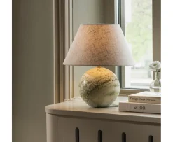 Globen Lighting Castello Bordslampa Ljusgrön marmor 35cm