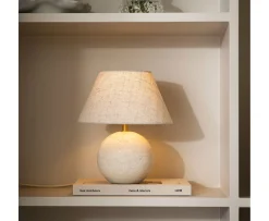 Globen Lighting Castello Bordslampa Travertin 24cm