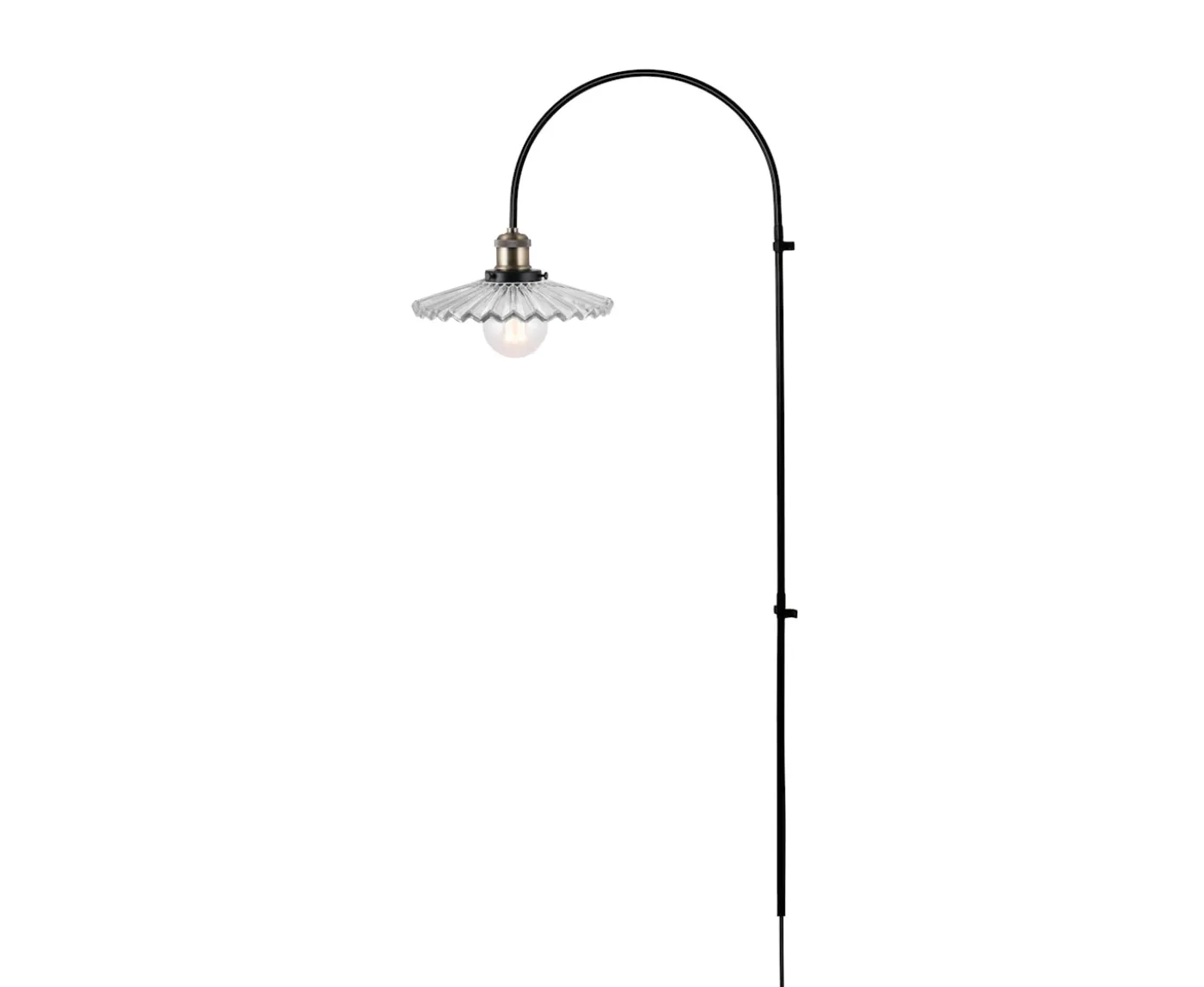 Globen Lighting Cobbler Vägglampa Klar 150cm