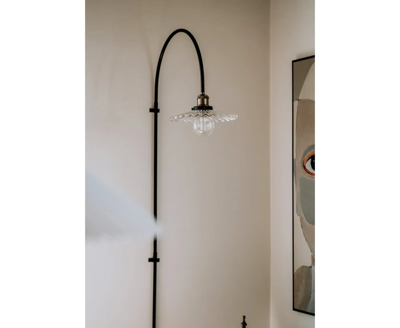 Globen Lighting Cobbler Vägglampa Klar 150cm