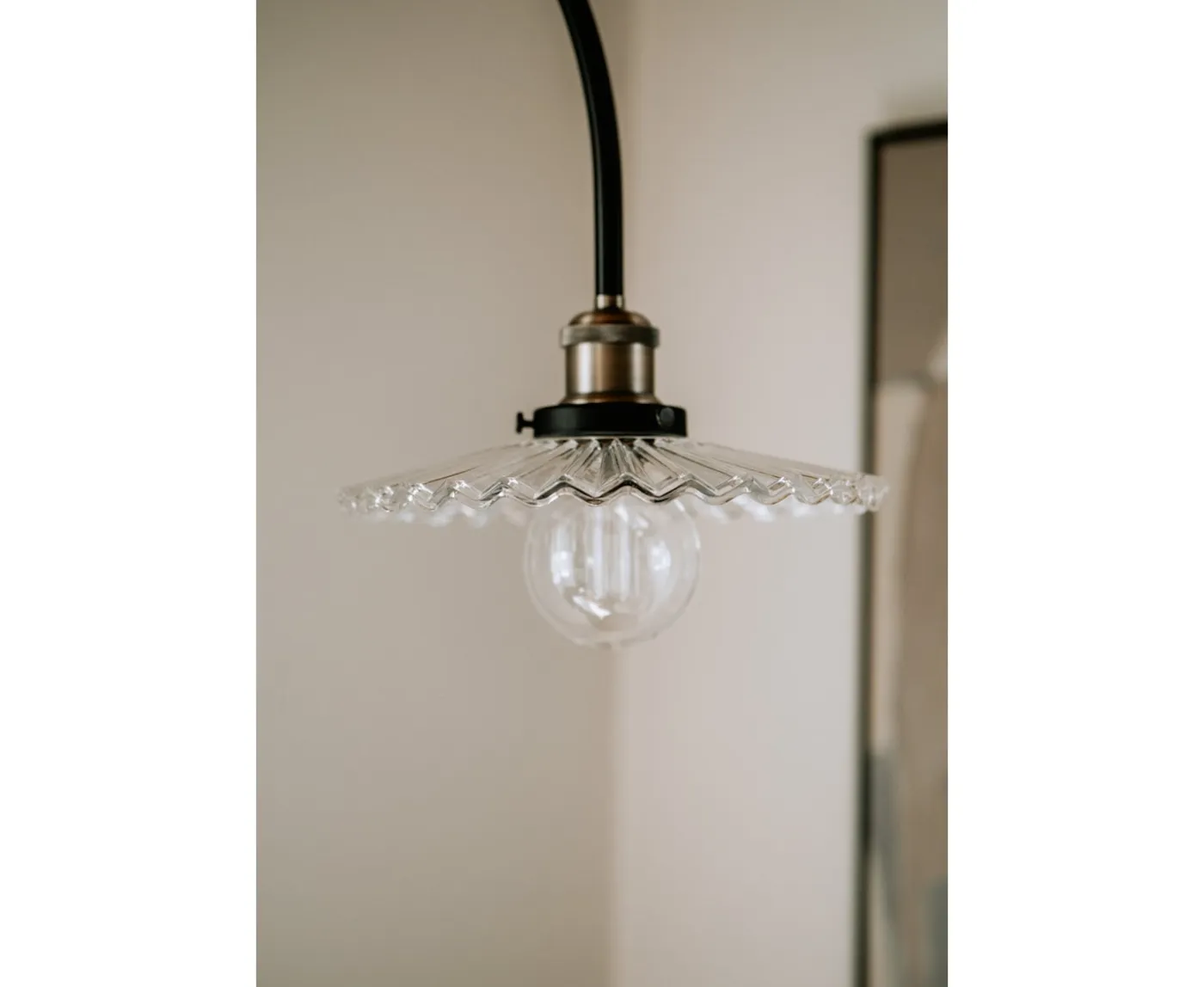 Globen Lighting Cobbler Vägglampa Klar 150cm