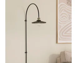 Globen Lighting Cobbler Vägglampa Rök 150cm