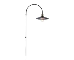 Globen Lighting Cobbler Vägglampa Rök 150cm