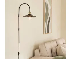 Globen Lighting Cobbler Vägglampa Rök 75cm